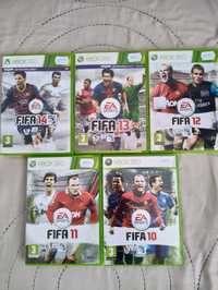 Zestaw FIFA 14.13.12.11.10 Xbox 360 stan idealny