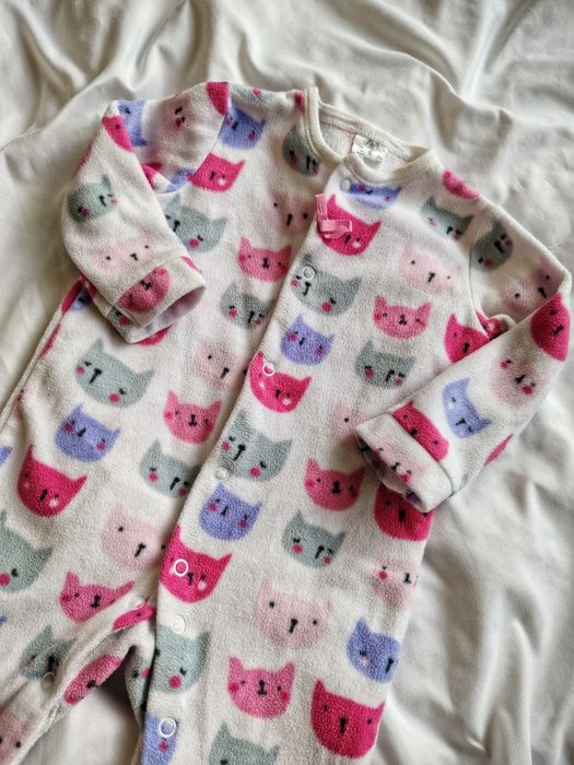 Флісовий чоловічок для дівчинки 3-6міс