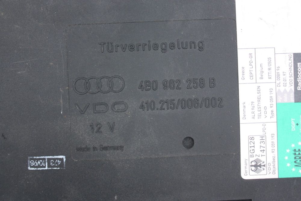 Блок комфорта Audi A4 B6  A6 C5 VW Touareg