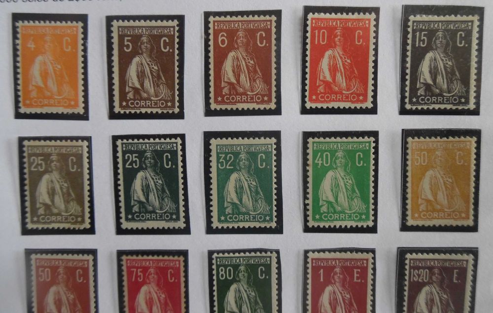 Selos Portugal 1930- Ceres série completa NOVOS  c / e s/ charneira