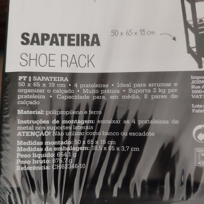 Sapateiras smukee home novas