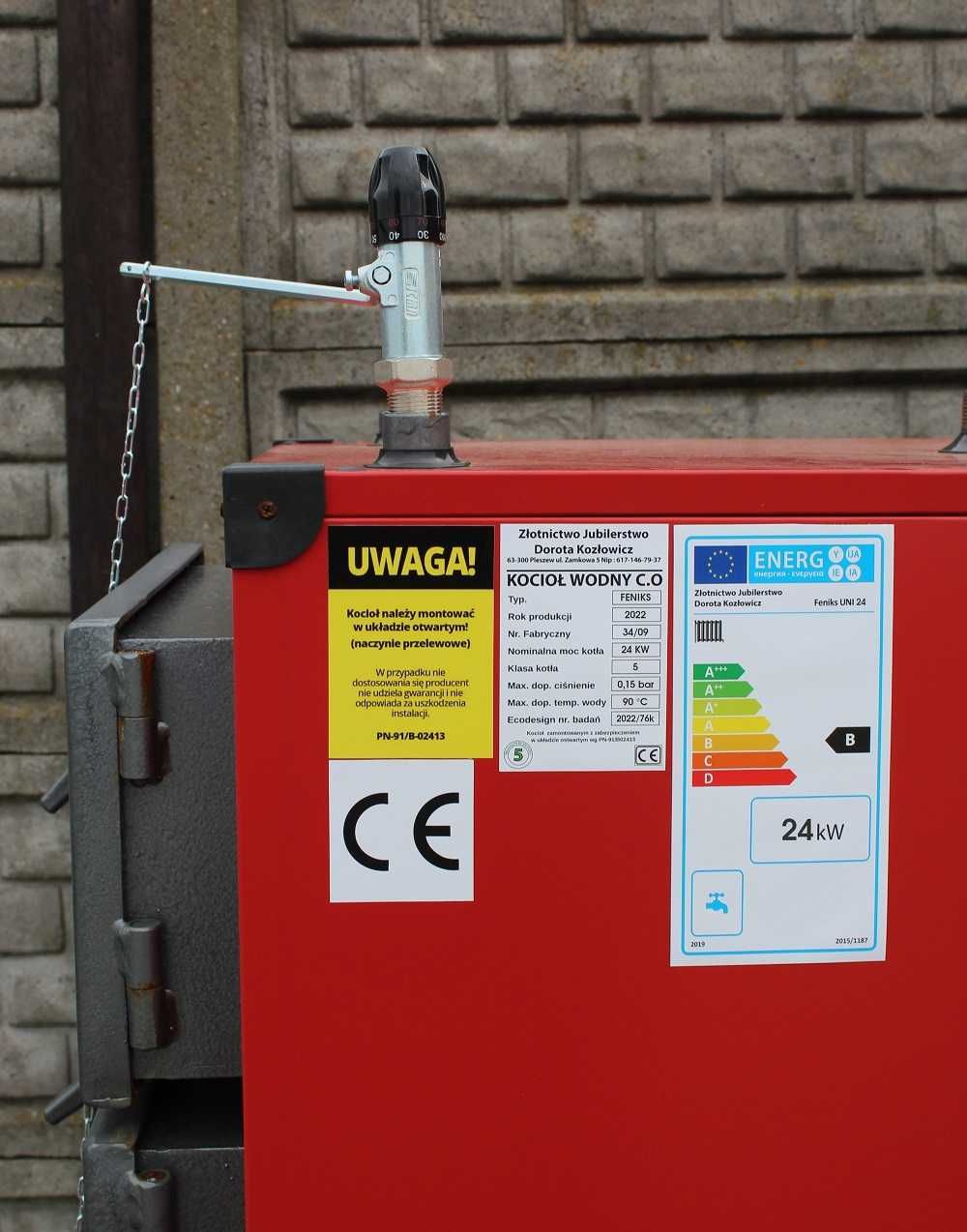 KOCIOŁ WĘGLOWY 24 Kw. Klasa 5 Piec Kotły Węglowe Drewno Piece