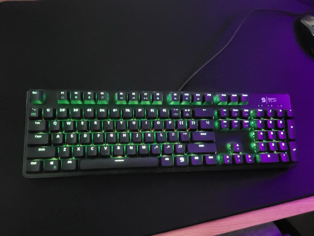 Klawiatura gamingowa SPC Gear GK540 Magna Kailh Blue RGB- stan idealny