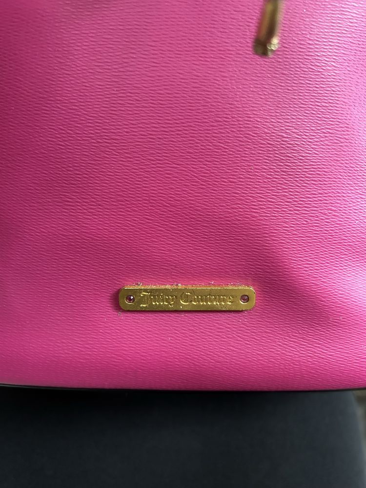 Fuksjowy plecak Juicy Couture stan idelany różowy plecak