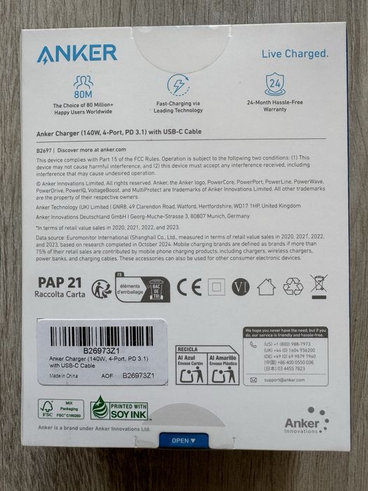 Блок живлення Anker 140W