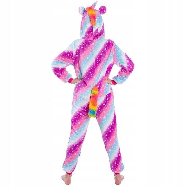 JEDNOROŻEC PIŻAMA STRÓJ Kombinezon Kigurimi Onesie Galaxy roz 130