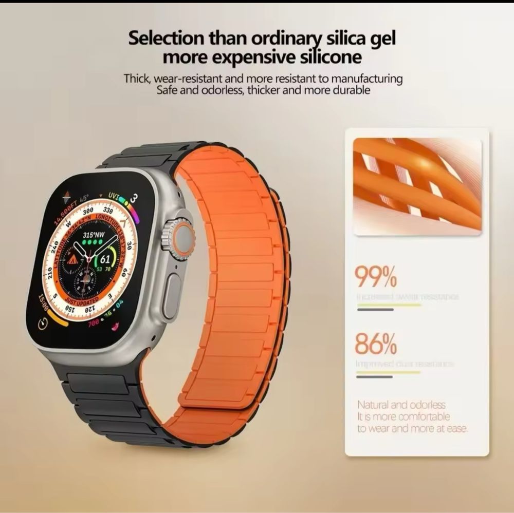 Mangetic loop for Apple watch Bands Series 2 to 9 - Pętla magnetyczna