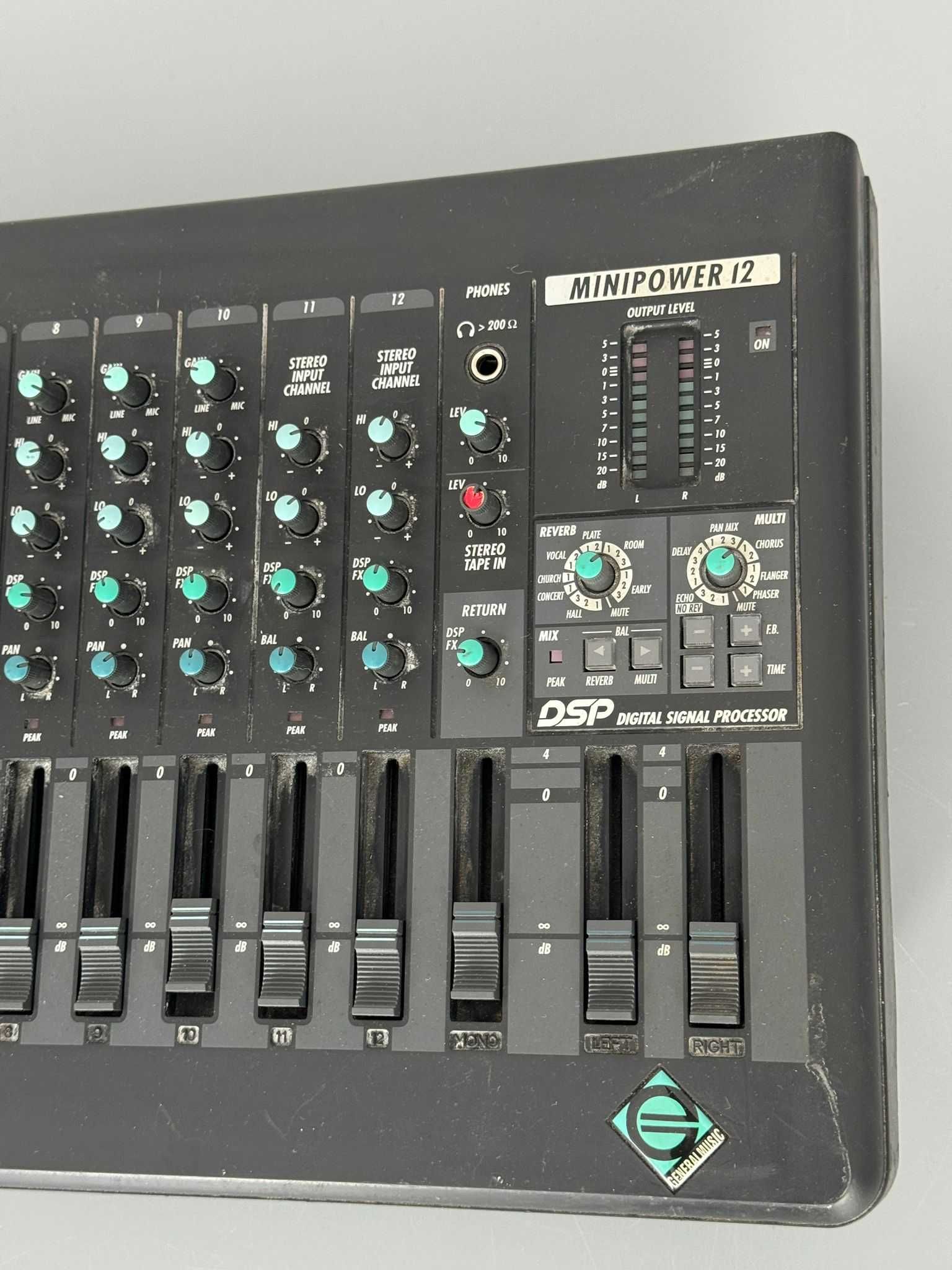 Mikser MINIPOWER 12 General Music LEM DSP Mega Unikat