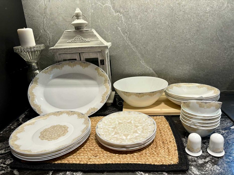 PROMOCJA 199 zł     Serwis obiadowy 28 elementów Królewski