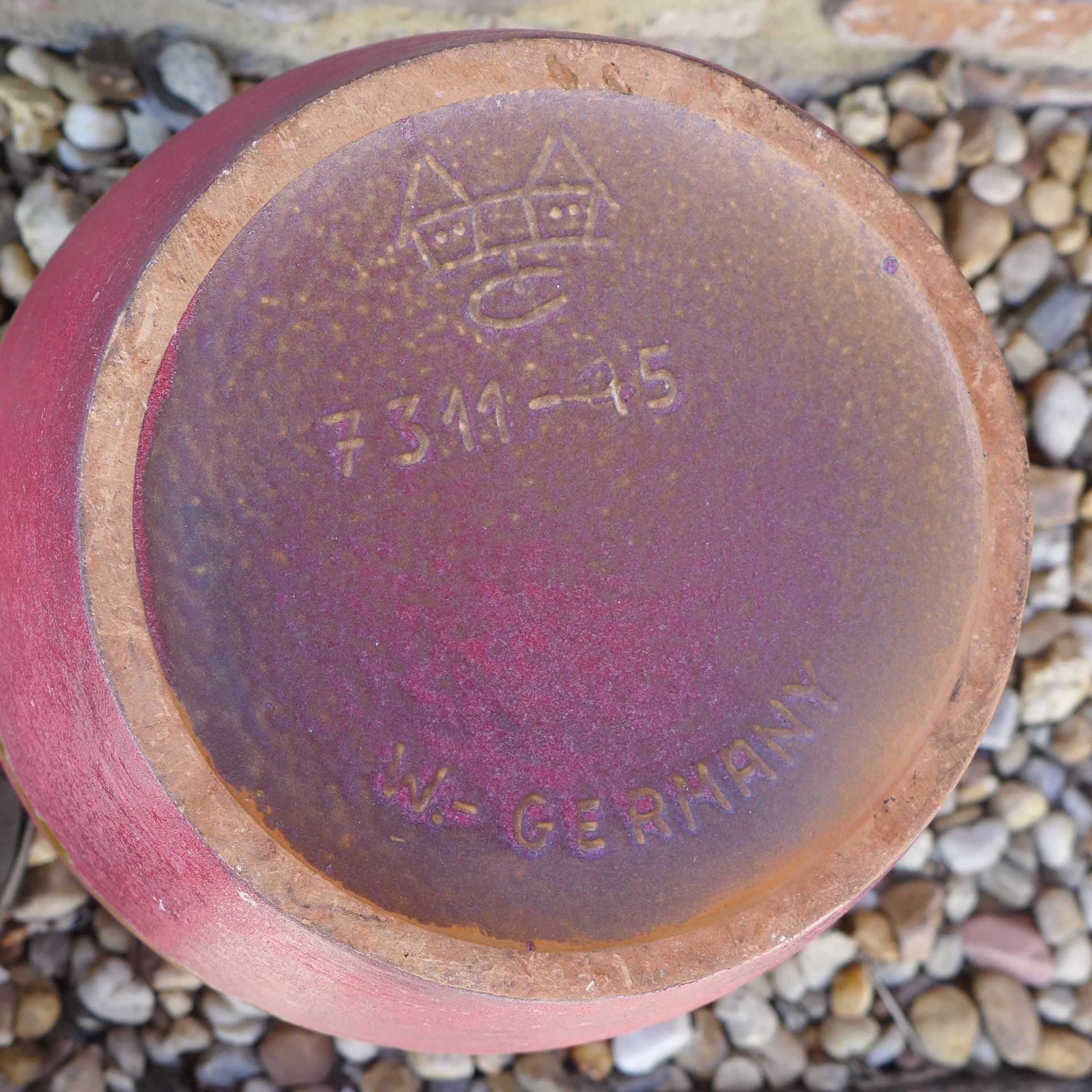 Fat Lava Duży Wazon ceramiczny Carstens Tönnieshof lata 70 Mid Century