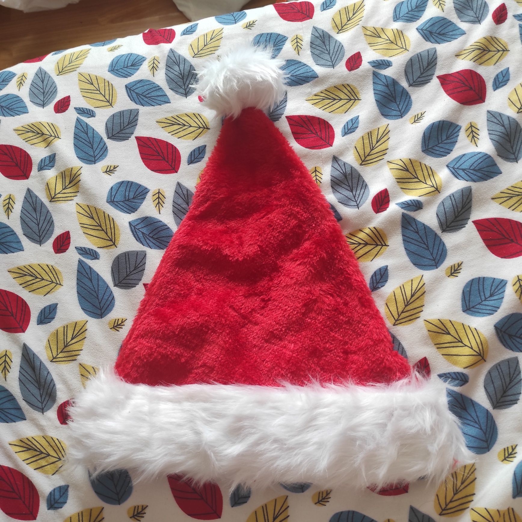 Gorro de Natal Peludo e Fofinho Inverno