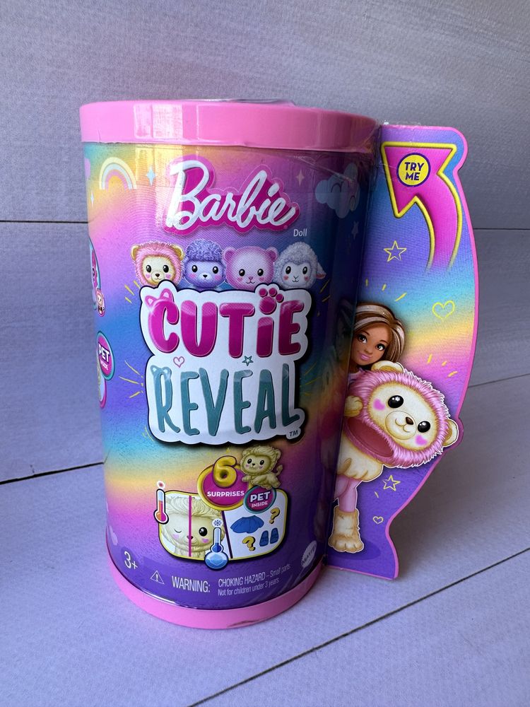Набір Barbie Plush Cutie Reveal small лев лама оригінал