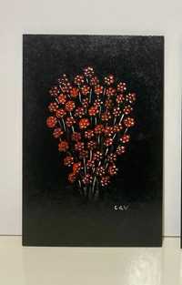 Obraz "Kwiaty czerwono-białe"