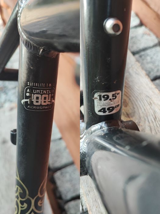Rama rowerowa Stevens E8 Series alu 26" 19,5" Retro MTB