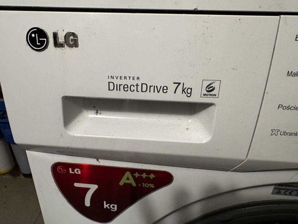 Pralka LG 7kg F12B9QD 1200 obrotów inwerter