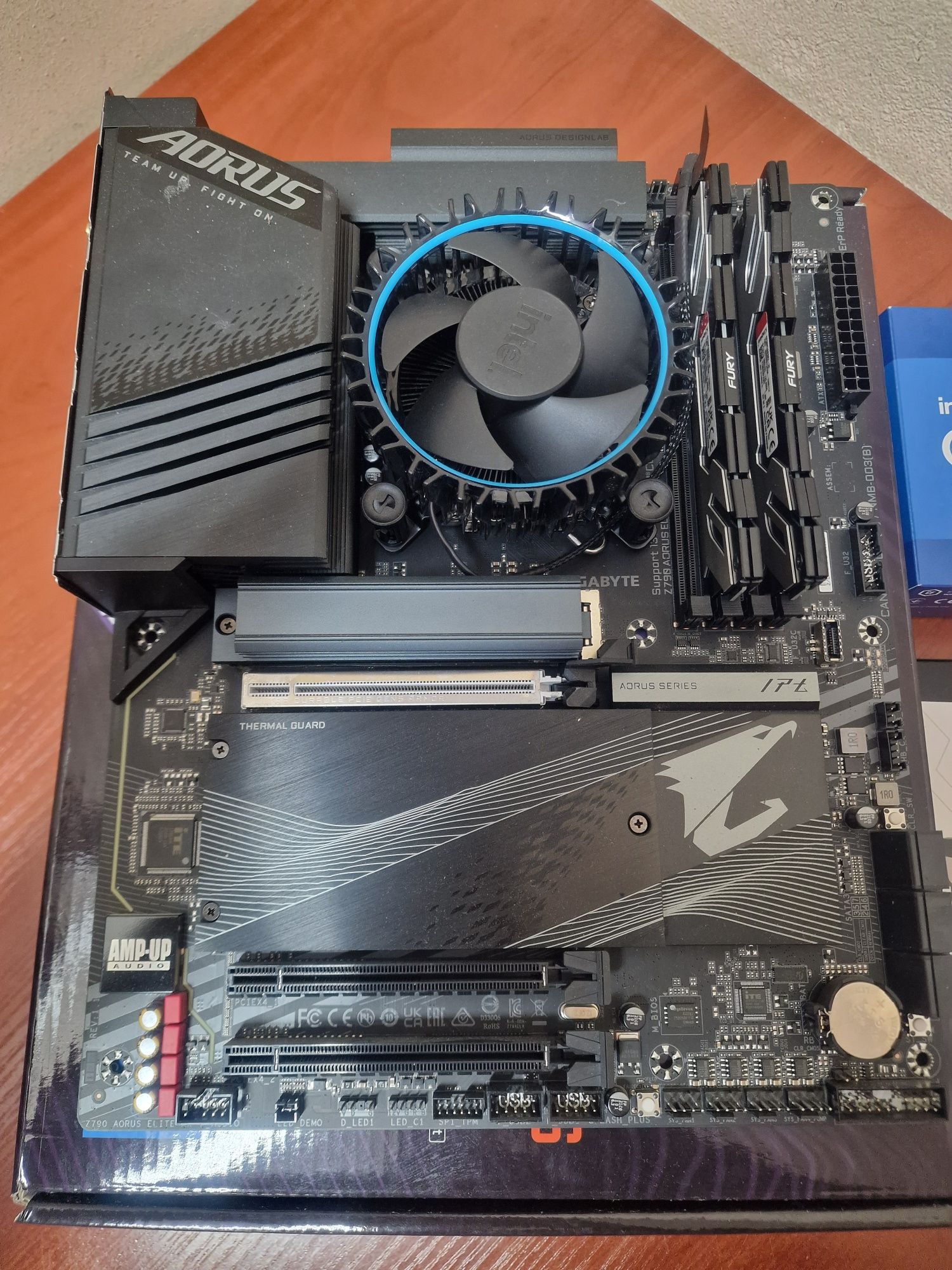 Uzywany zestaw Intel core i7-13700k + Z790 AORUS ELITE AX + 32GB DDR5