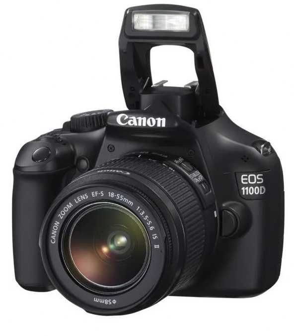 Aparat Lustrzanka Canon EOS 1100D + obiektyw Canon 18-55mm jak NOWY !