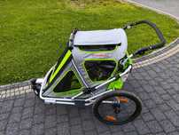 Przyczepka rowerowa Qeridoo Speedkid2 wózek podwójna