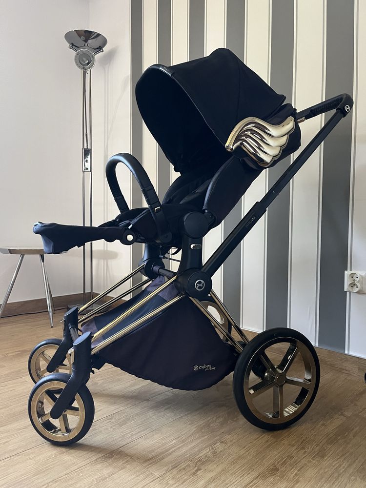 Cybex Priam By jeremy scott złote skrzydla pełny zestaw