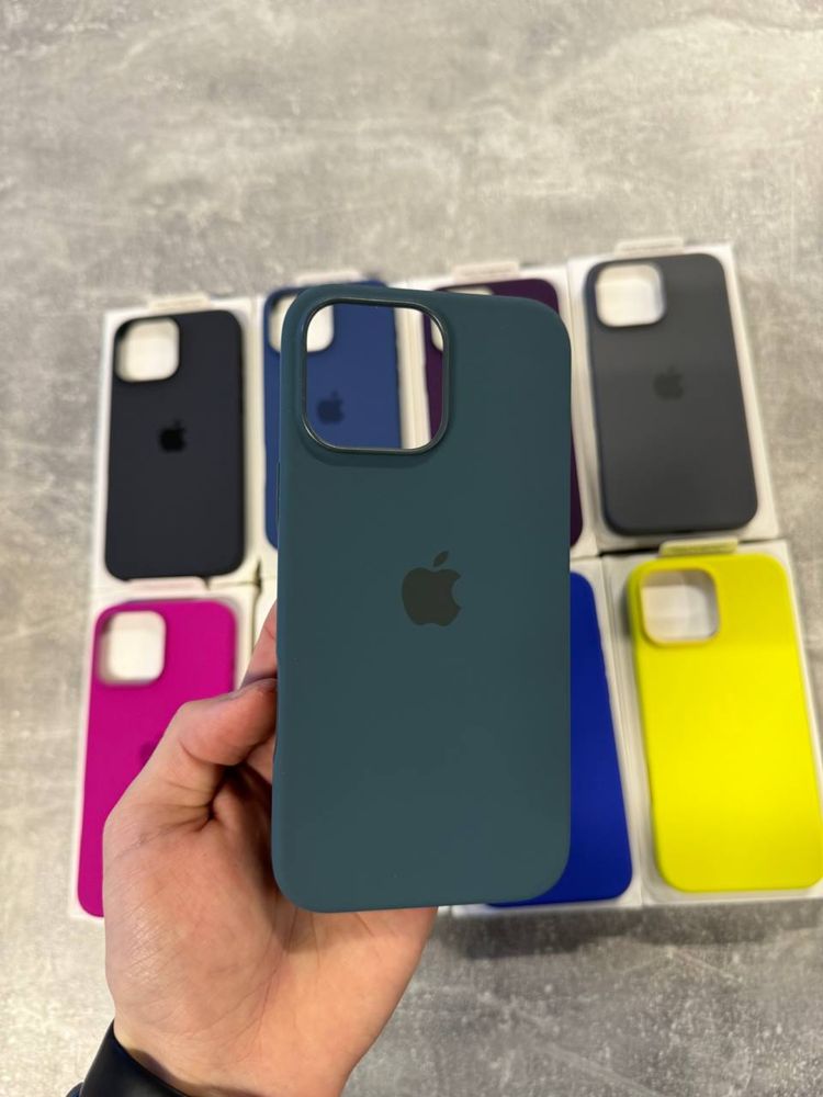 Чехол Silicone case MagSafe для Apple iPhone 16/16Pro/16 Pro Max