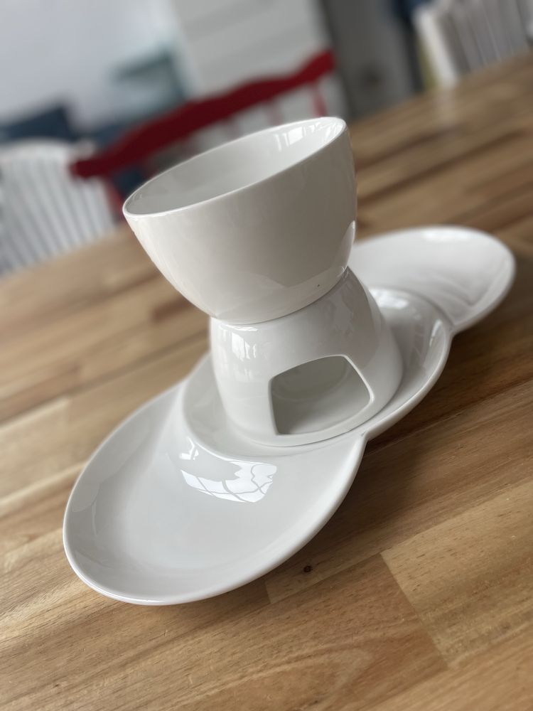 Zestaw do fondue Home&You biały