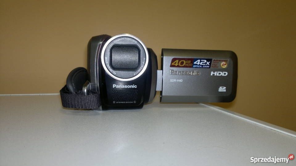 Kamera Panasonic SDR-H40 42X ZOOM HDD 40GB