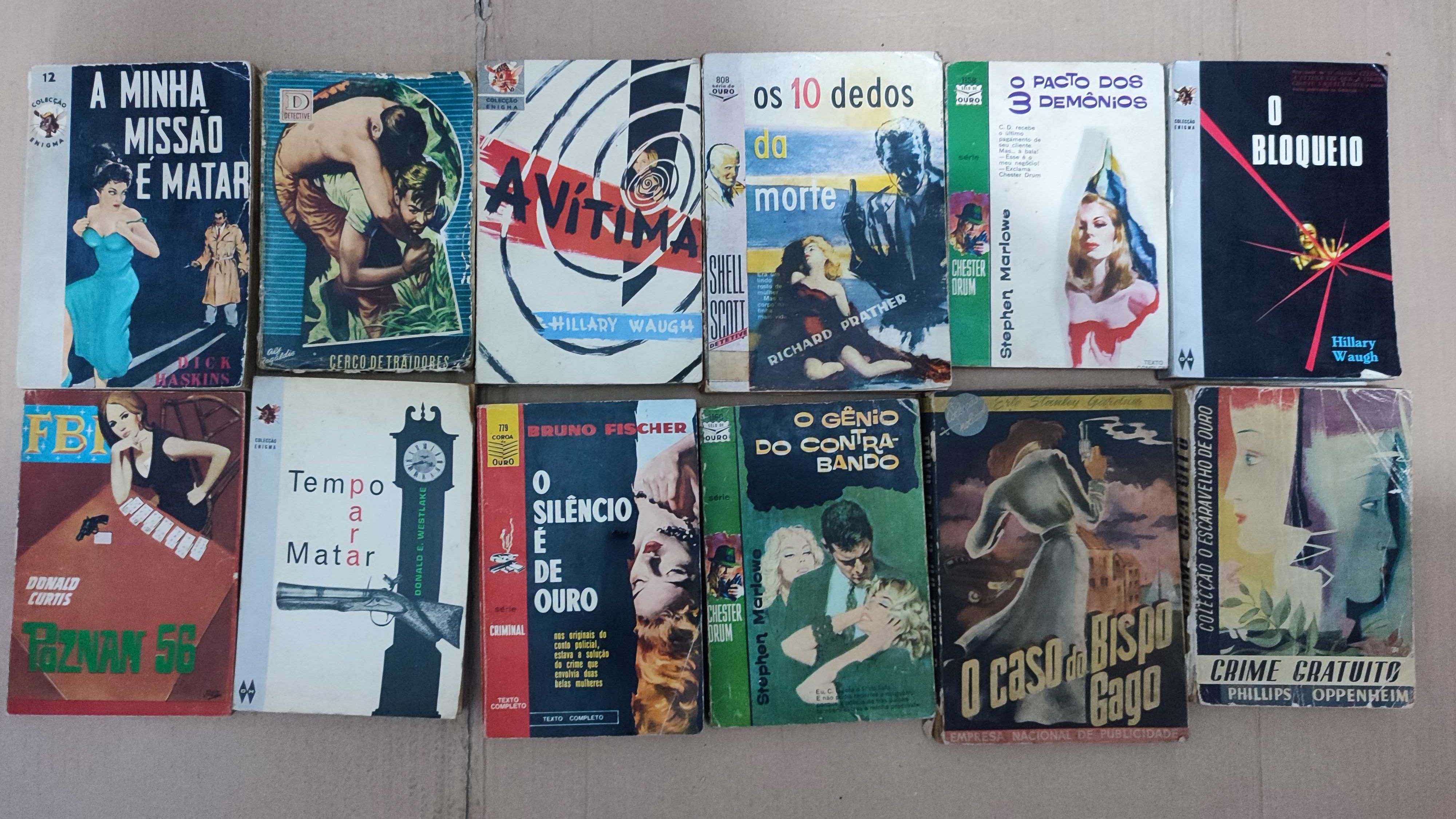 Lote 84 livros Policial e Espionagem