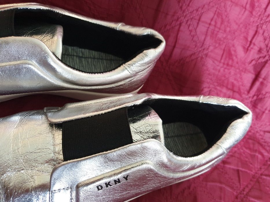 Кожаные мокасины DKNY 40р.