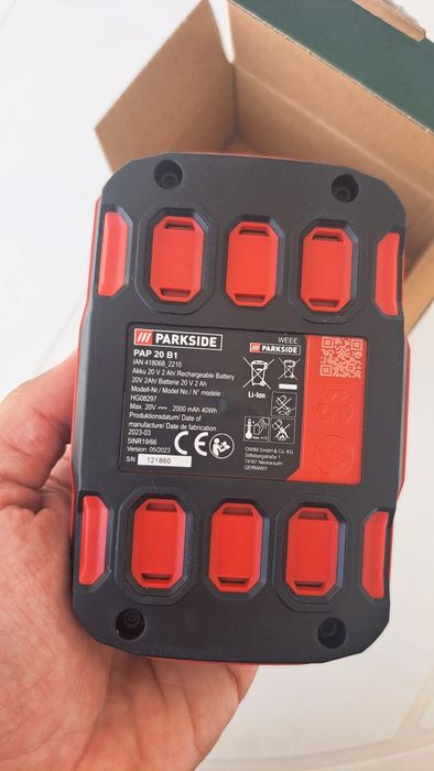 Bateria Parkside nova 20v 2Ah NOVA