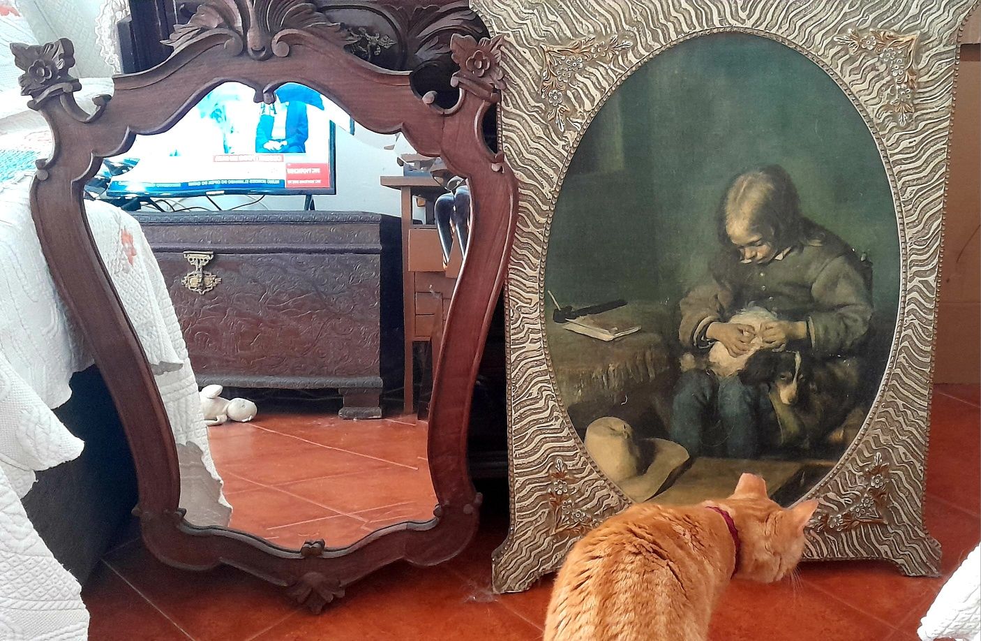 Espelho e quadros