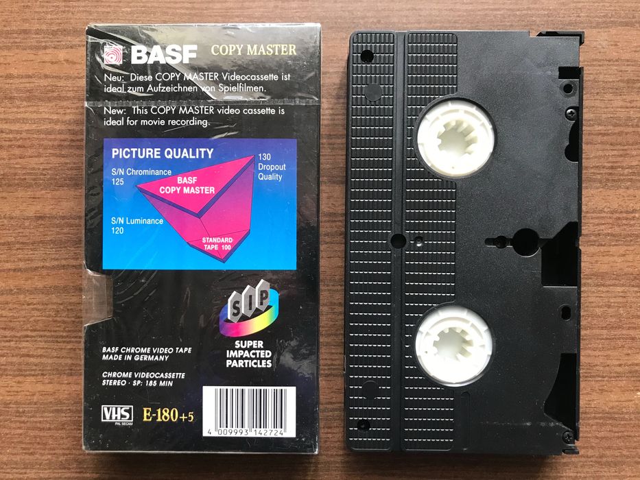 Видеокассета BASF с мультсериалом Утиные истории (1987) Эпизоды 01-08