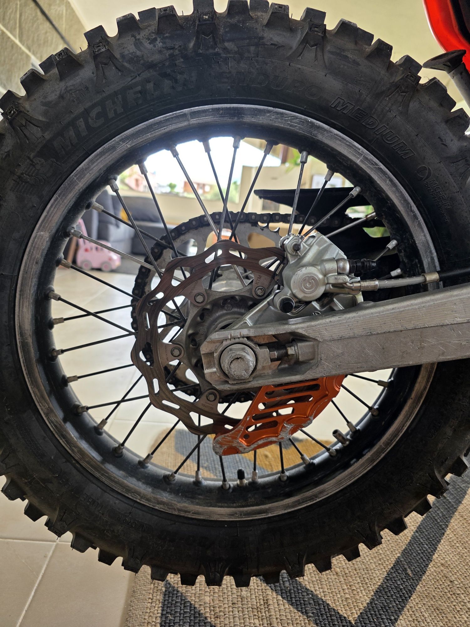 KTM exc-f 250 de 2018, matriculada