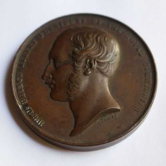 Medalha em cobre HRH Prince Albert