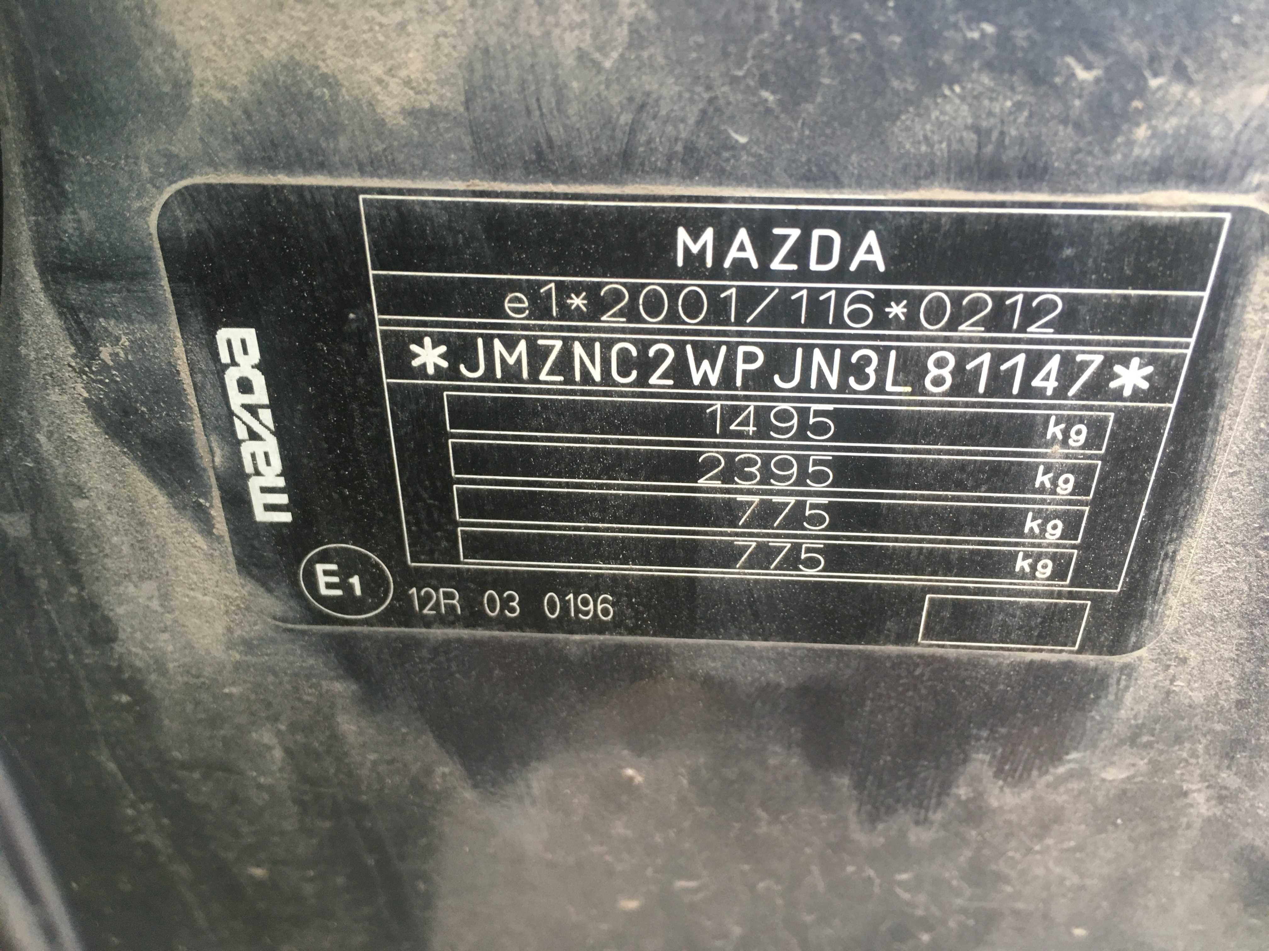 drzwi lewe prawe mazda 2 24 rok bez rdzy