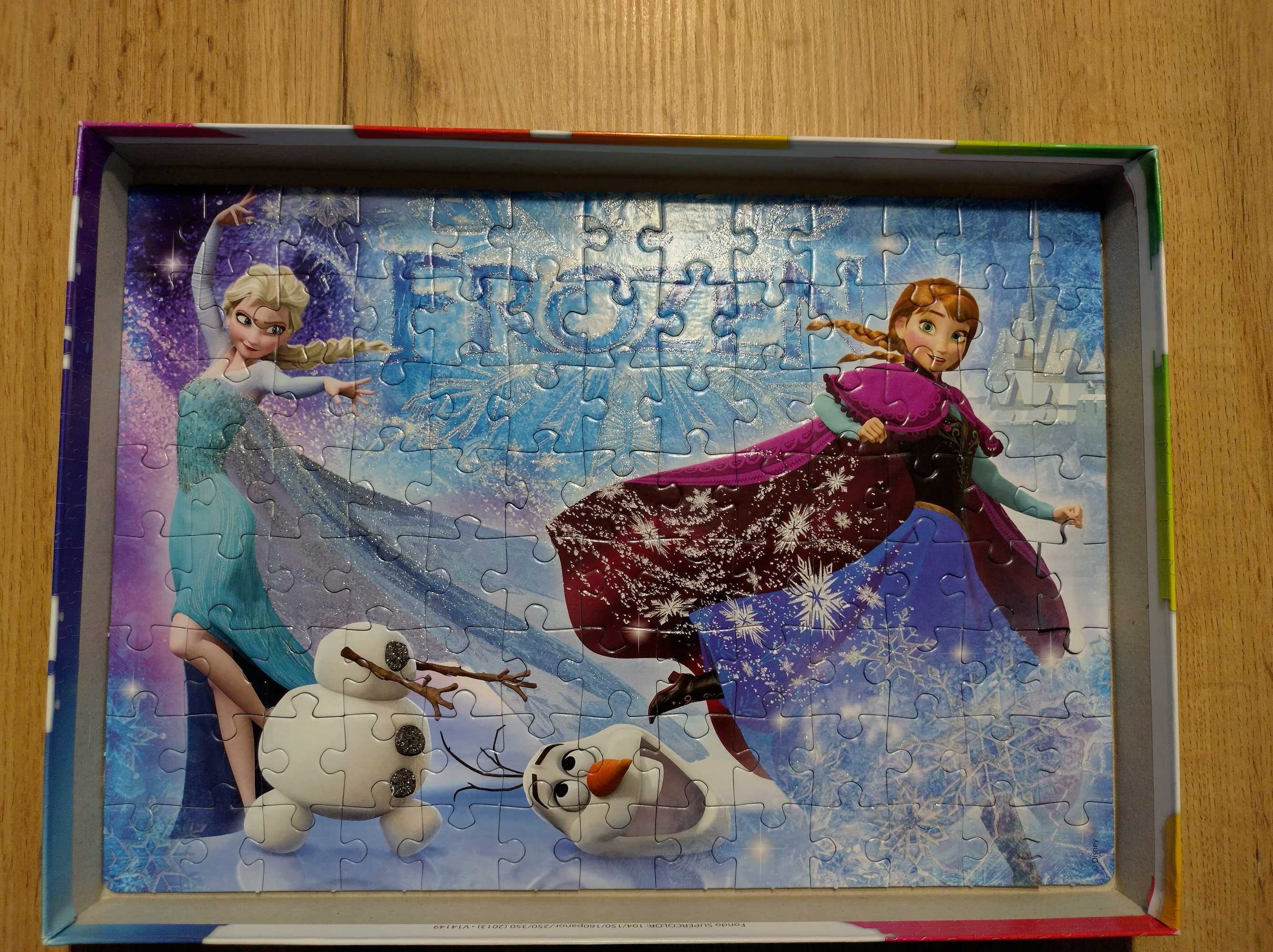 Kraina Lodu (Frozen) - Zegar, Puzzle, Gra Woodland Treasures