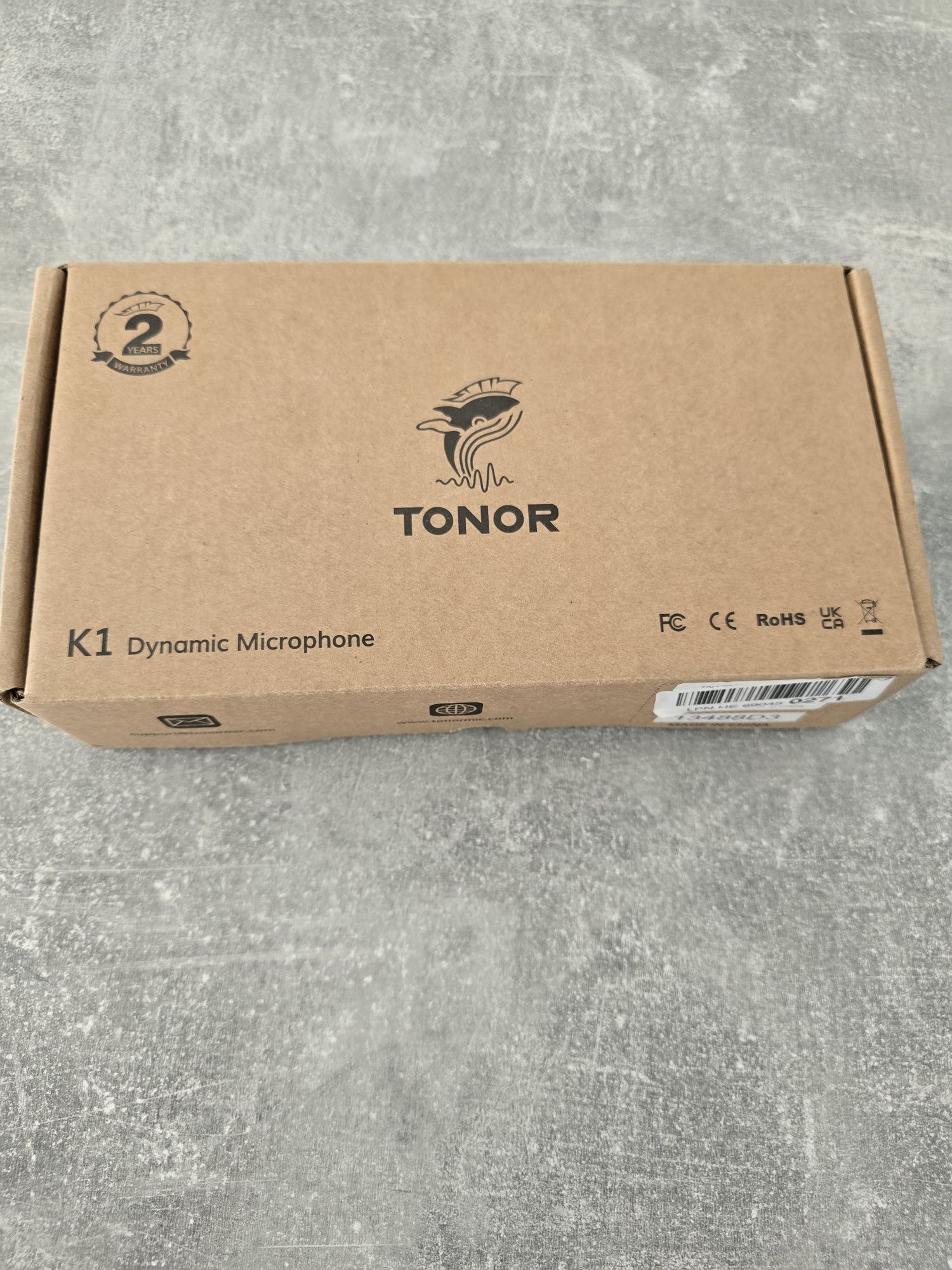 Tonor K1 mikrofon dynamiczny zestaw