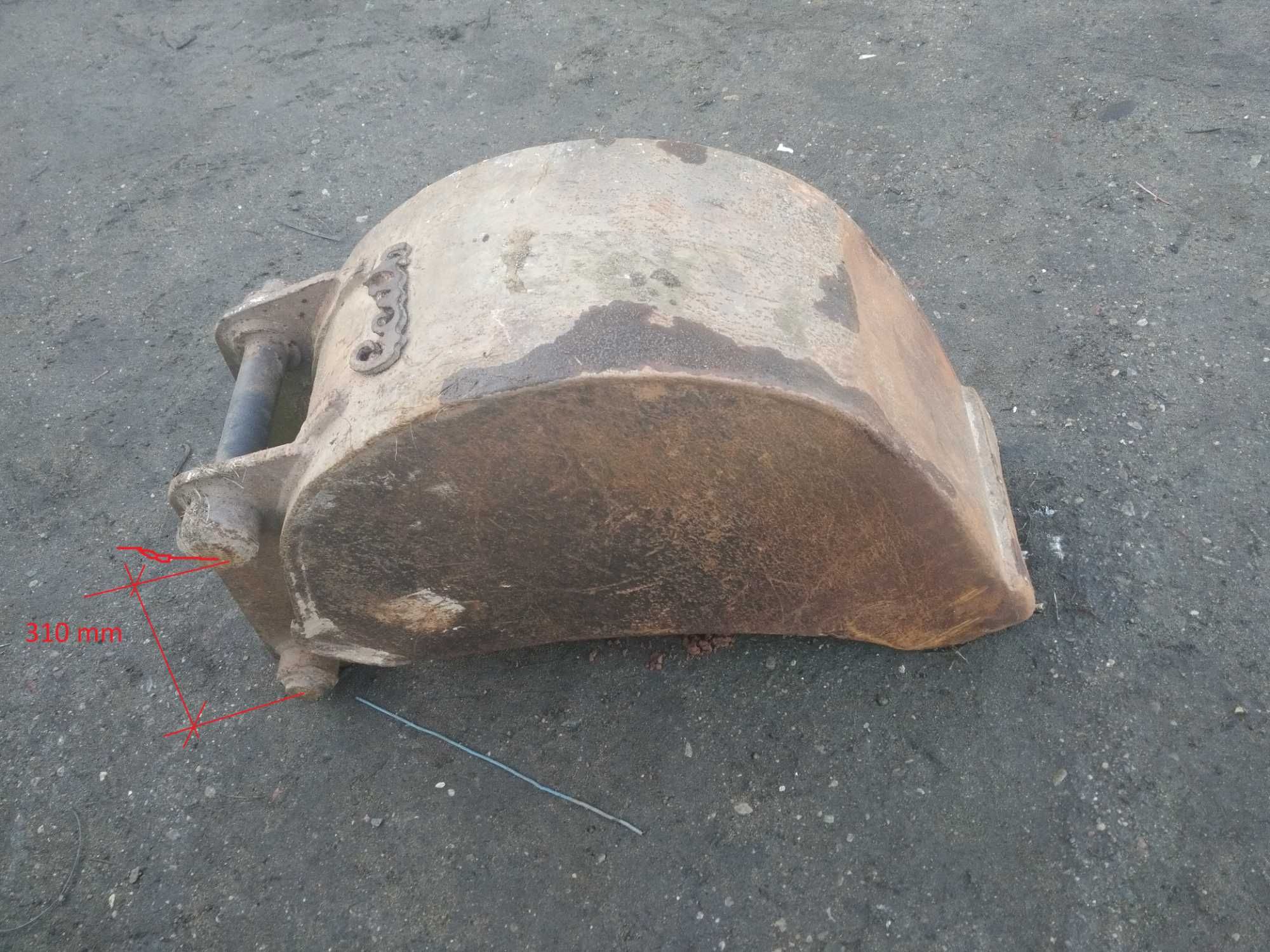 Łyżka do  koparki  szeroka 27 cm