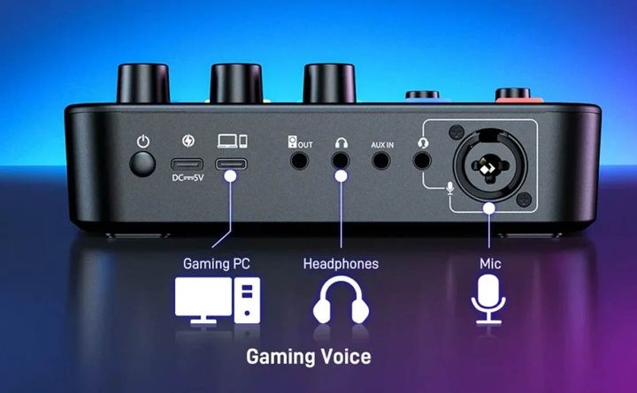 Аудіоінтерфейс Maono G1 Neo + XLR кабель в подарок