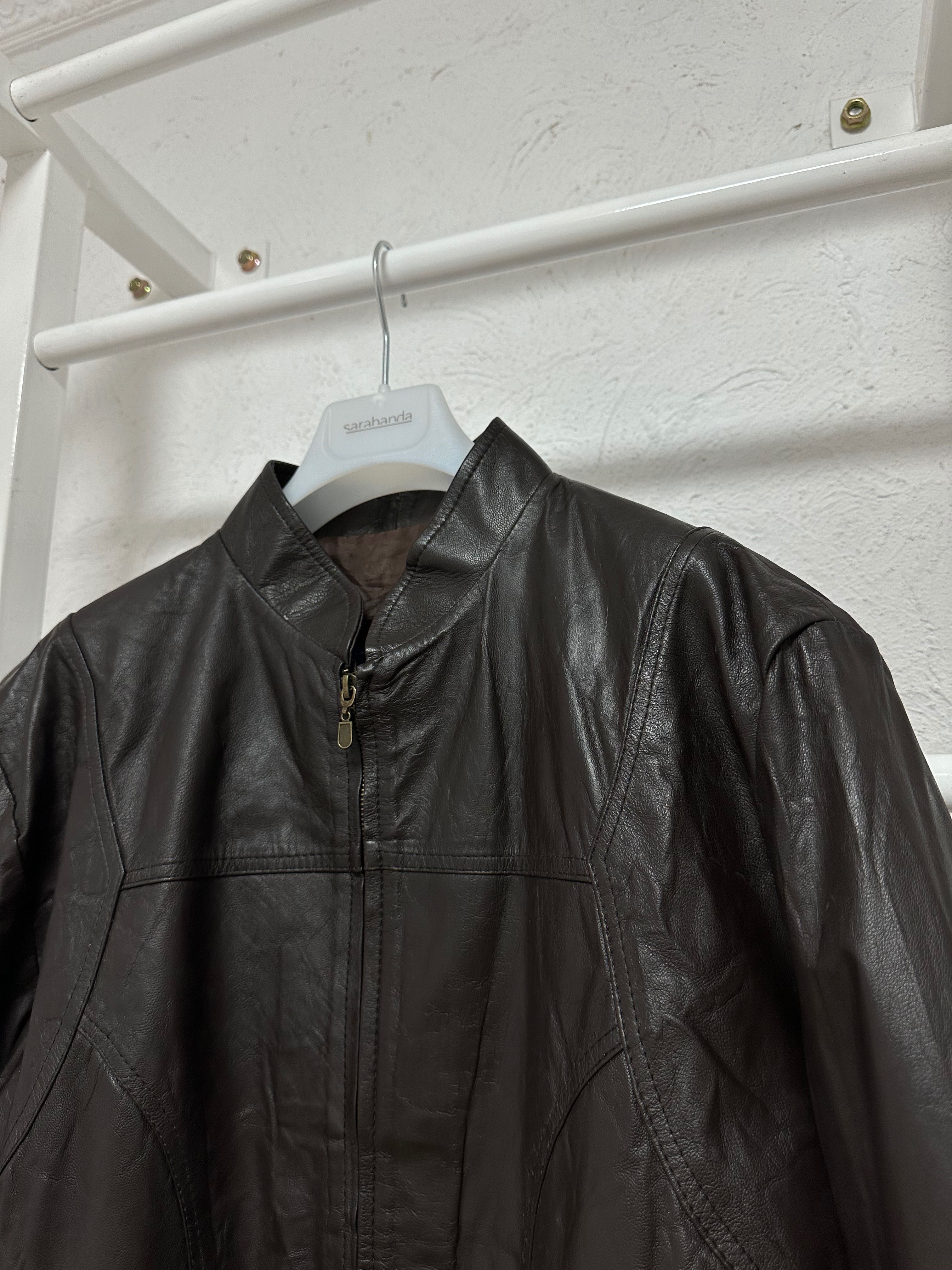 Кожаная куртка / М-Л размер / real leather jacket