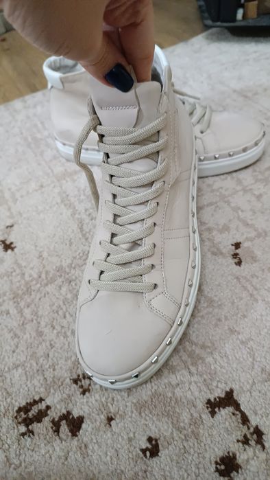 Кросівки кроссовки хайтопи ботинки 39-40р 25.5см нові натуральна шкіра