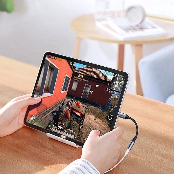 Ugreen przejściówka do słuchawek z 3,5 mm mini jack na USB Typ C 10 cm