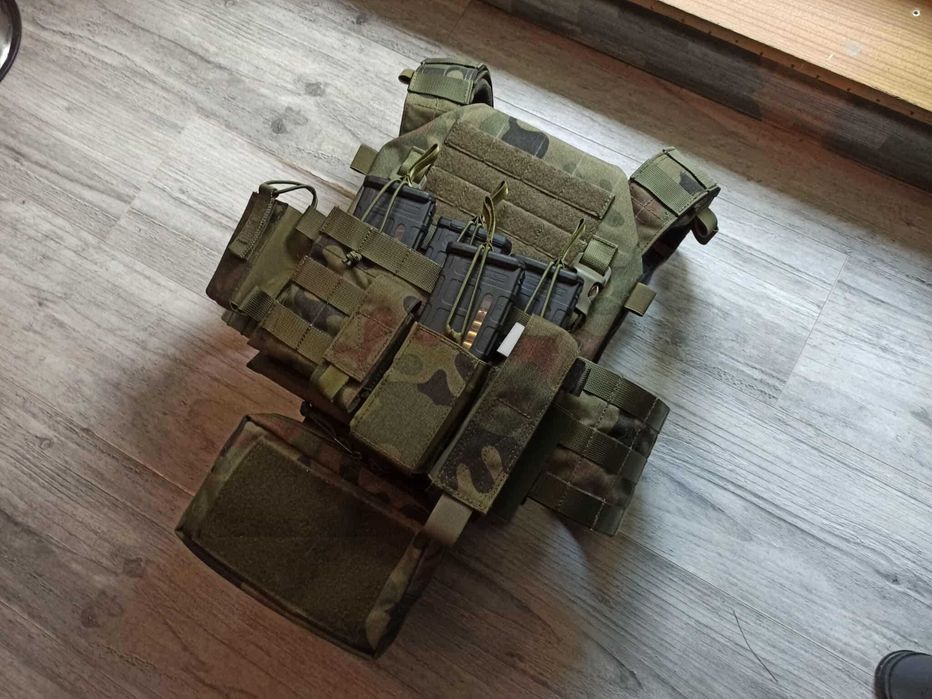 PROMOCJA Zestaw Kamizelka Taktyczna Plate Carrier wz93 + Ładownice