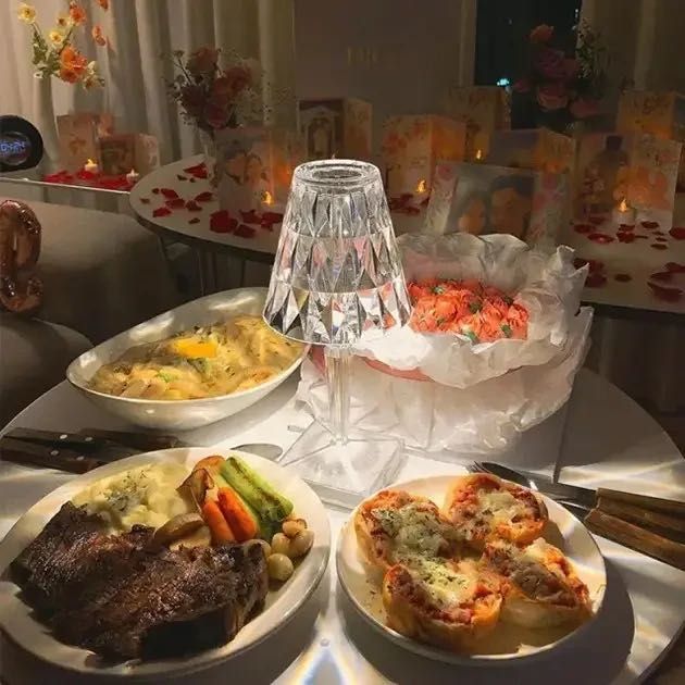 LED світильник Diamond Брильянт, кришталева лампа USB акумулятор