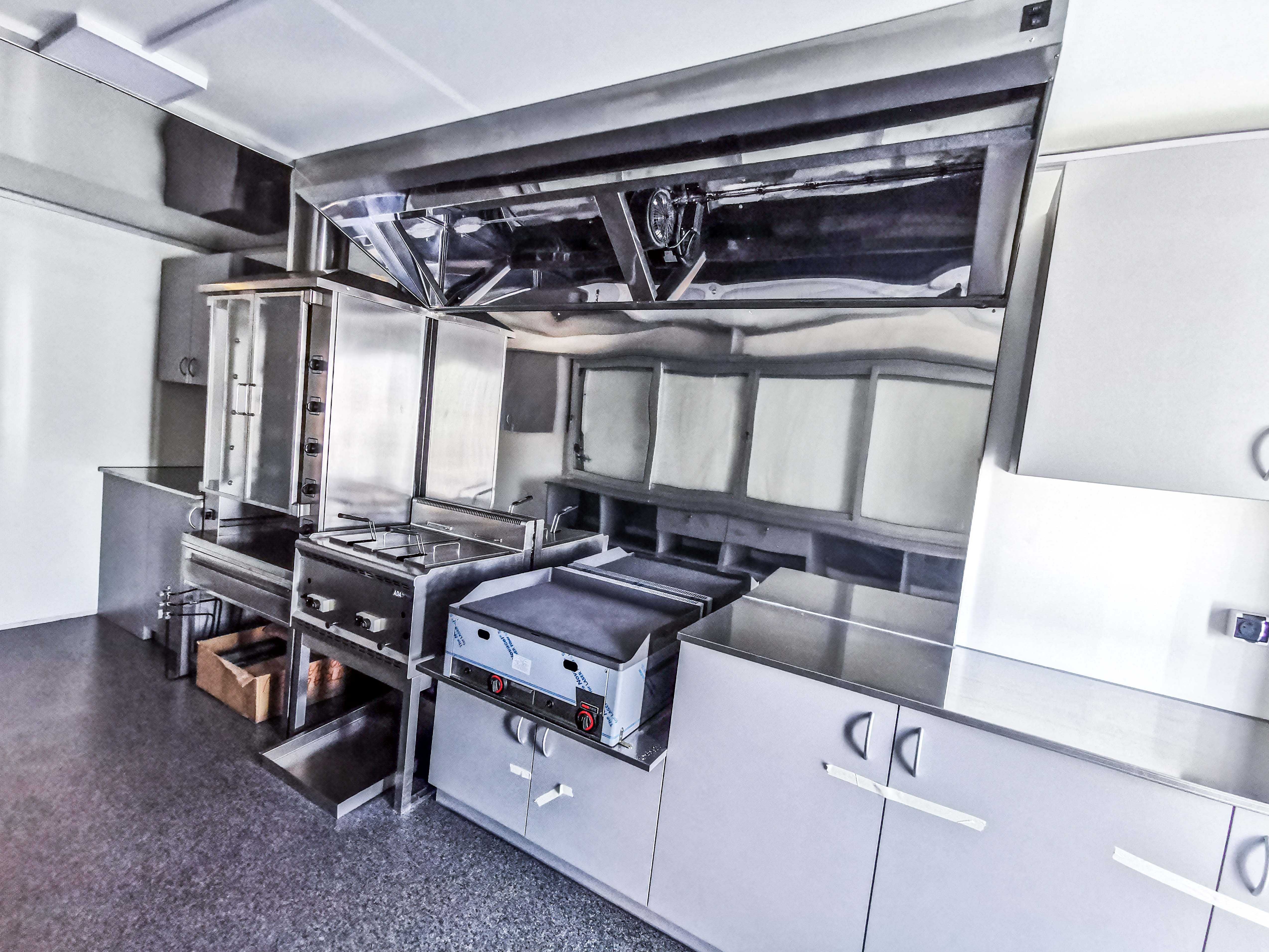 przyczepa gastronomiczna kebab 6 m food truck gotowy biznes producent