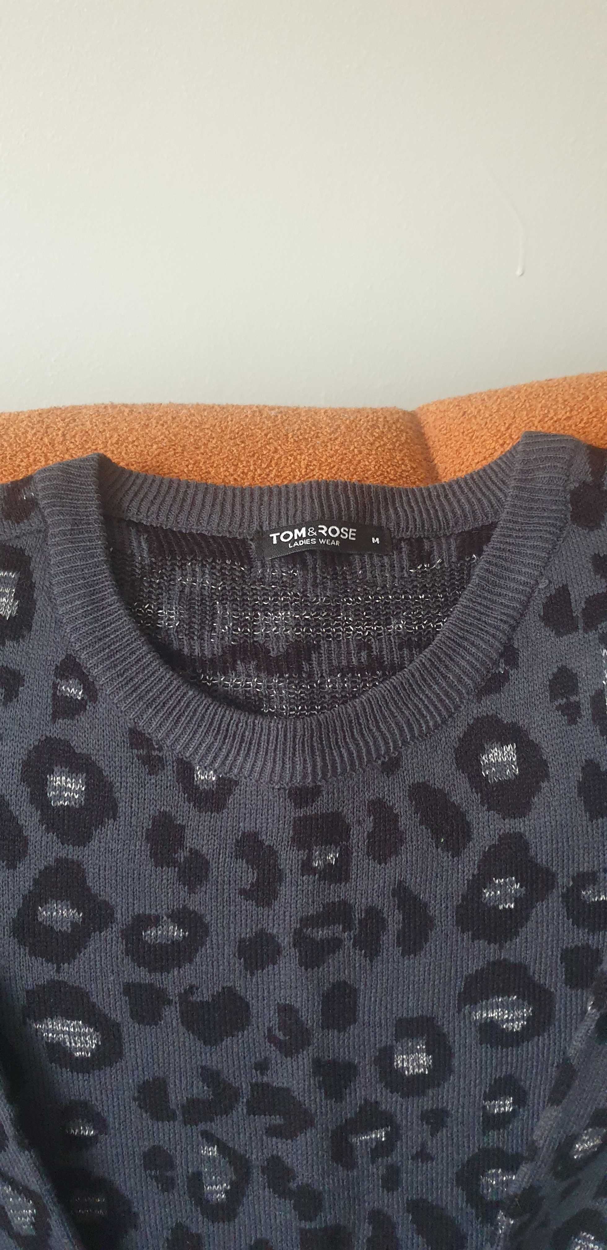 Sweter szara panterka nowy