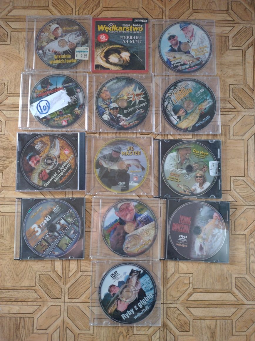 Wędkarstwo Płyty DVD CD VCD zbiór