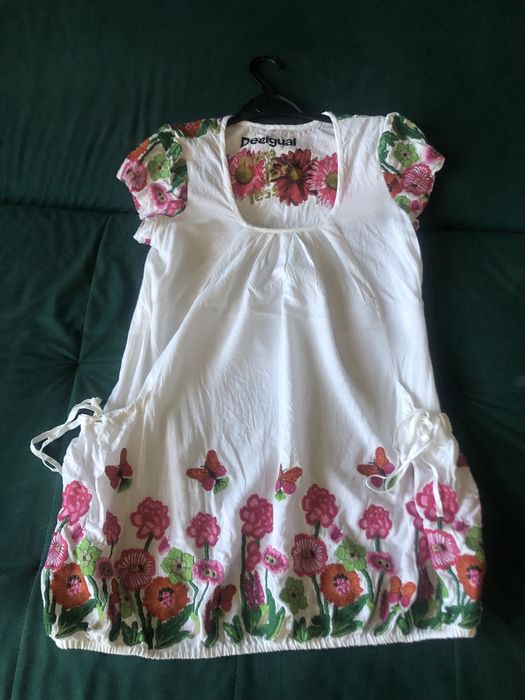 Bluzka Desigual 36/38 S/ M, piękny haft