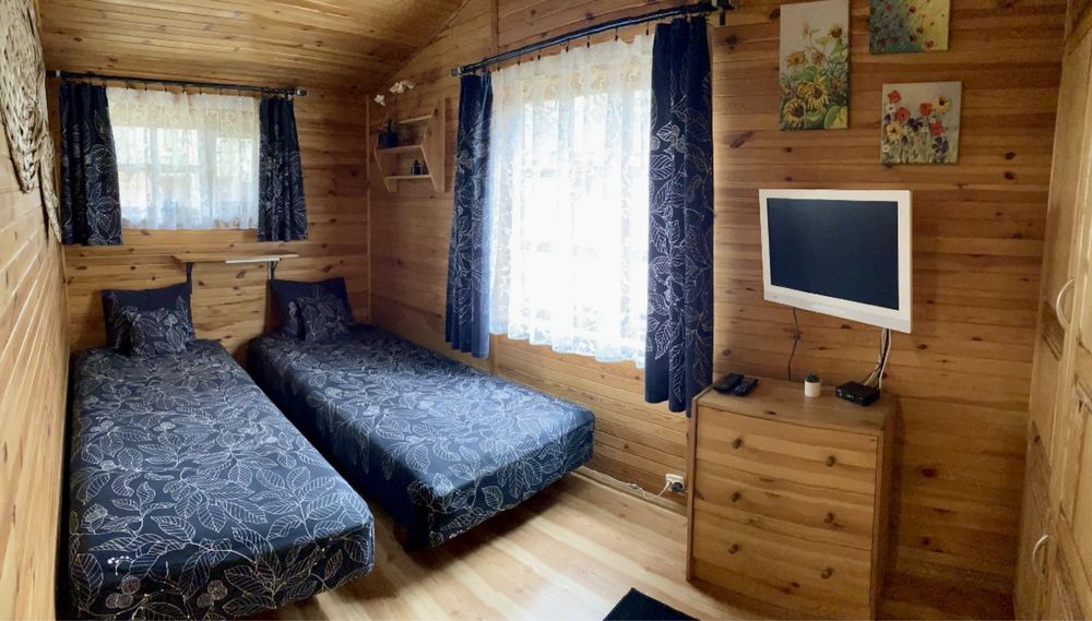 "Brzozówka" domek letniskowy Makowo k.Iławy jezioro Mazury, las