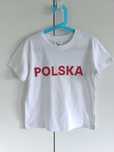 T-shirt dziewczęcy nadruk Polska - Maria