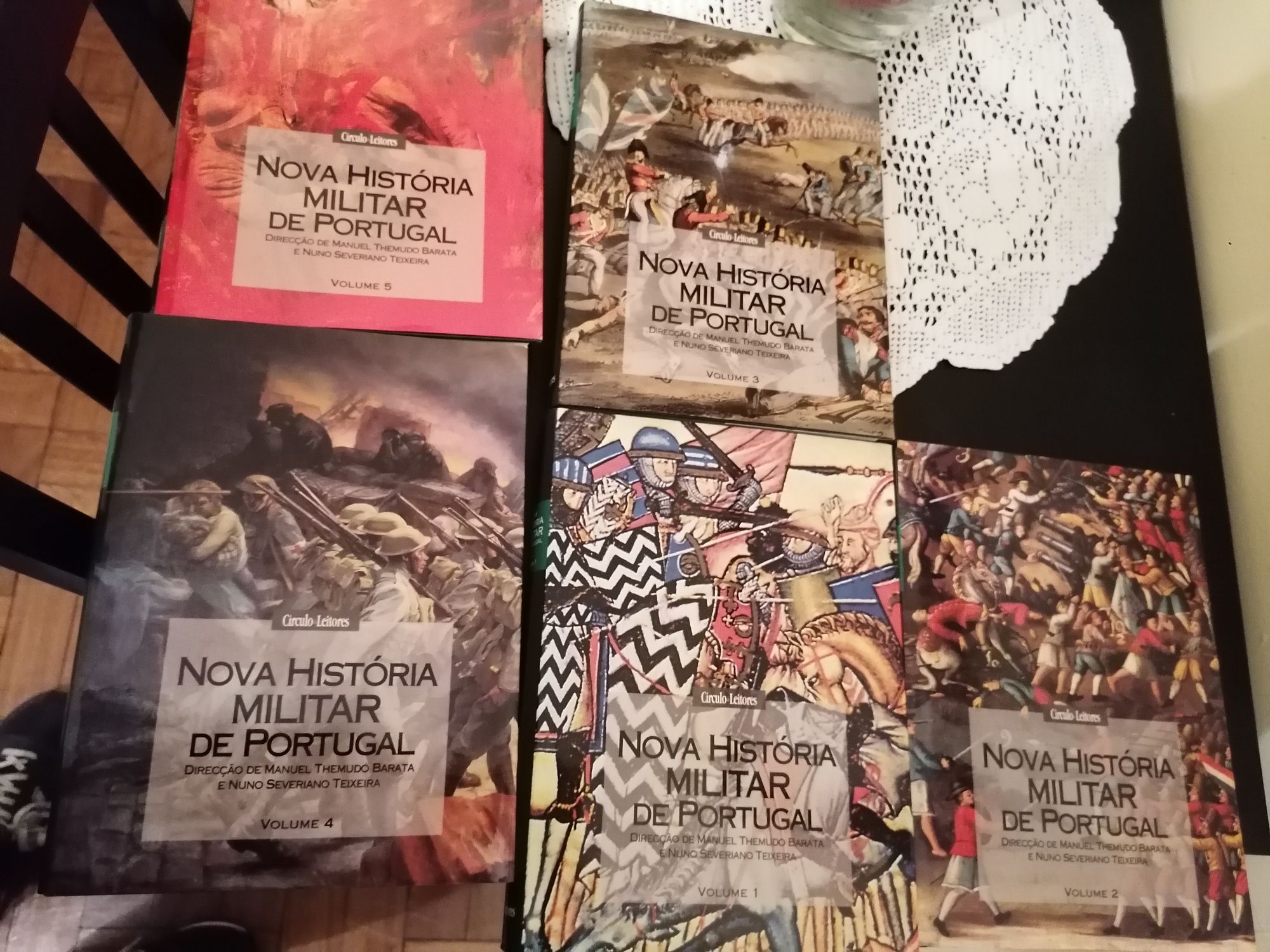 Coleção Nova história militar de Portugal, 5 volumes Círculo Leitores